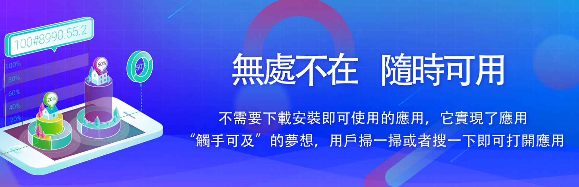 小程序實現“觸手可及”的夢想，用戶掃一掃或者搜一搜即可打開應用